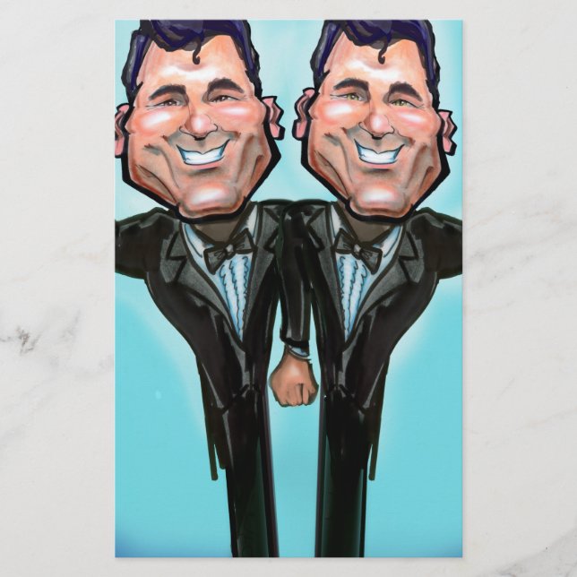 Papelaria Bonecas de Bolo gay (Frente)