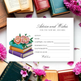 Papelaria Books Bridal Shower Advice and Wishes