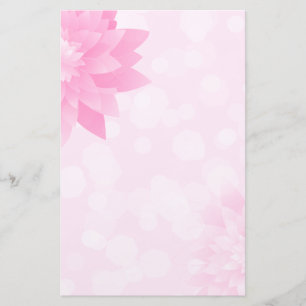 Papelaria Boque de Flor de Lotus Rosa