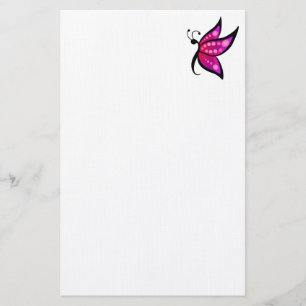 Papelaria Borboleta abstrato