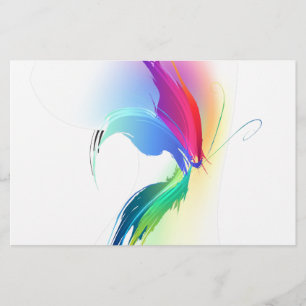 Papelaria Borboleta Abstrato Paint Splatter