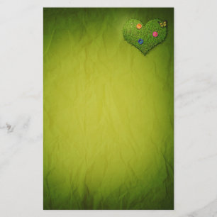 Papelaria Borboleta de Flores de Camada Cardíaca