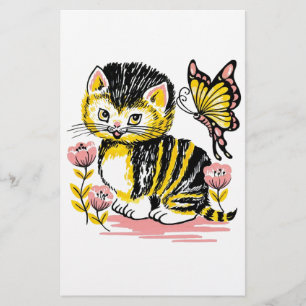 Papelaria Borboleta & gatinho