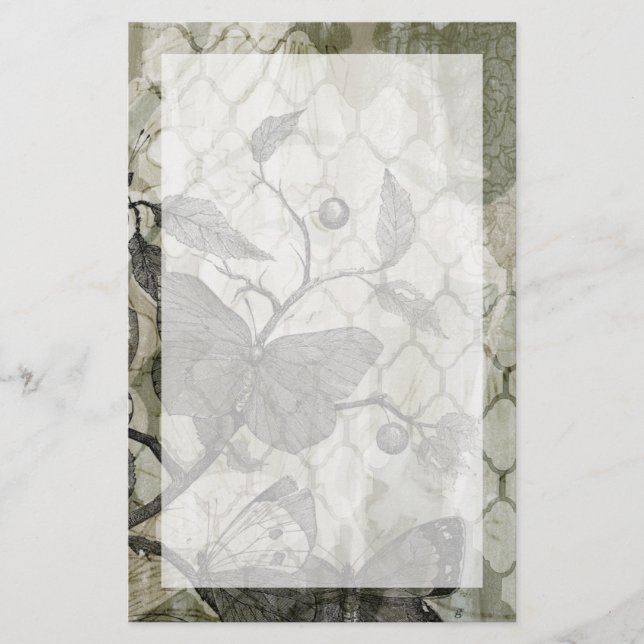 Papelaria Borboletas árabes I (Frente)