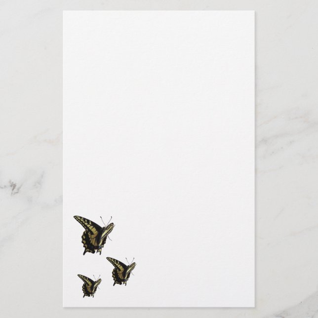 Papelaria - Borboletas de Swallowtail (Frente)