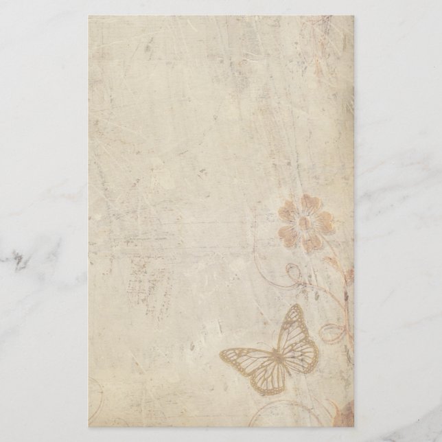 Papelaria Borboletas Vintage (Frente)