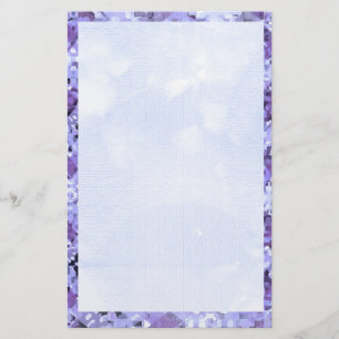 Papelaria Borda Azul Diamante 2 Base Azul Escura