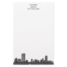 Papelaria Boston Skyline Etched 01