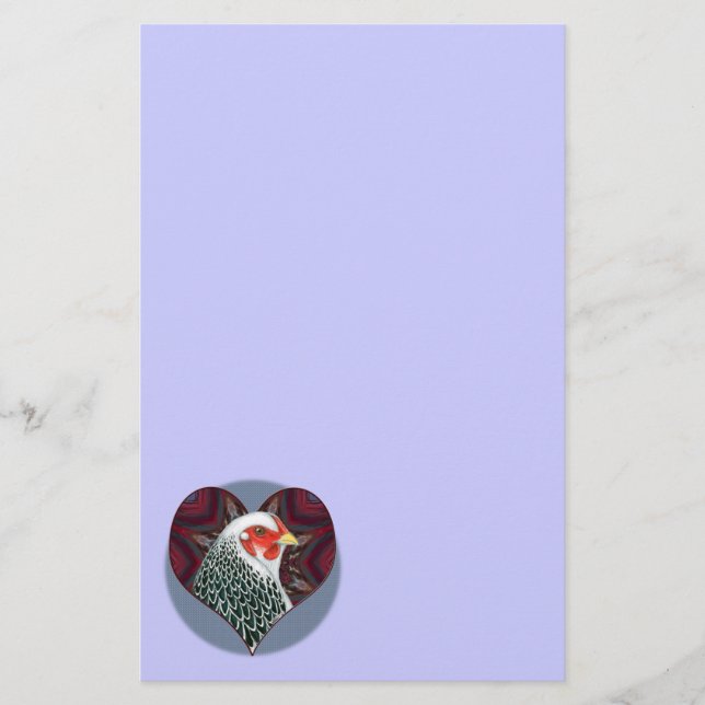 Papelaria Brahma Hen Heart (Frente)