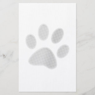 Papelaria Branco/luz - impressão de intervalo mínimo