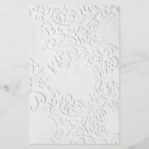 Papelaria "Branco no Design branco do Ornamentado"