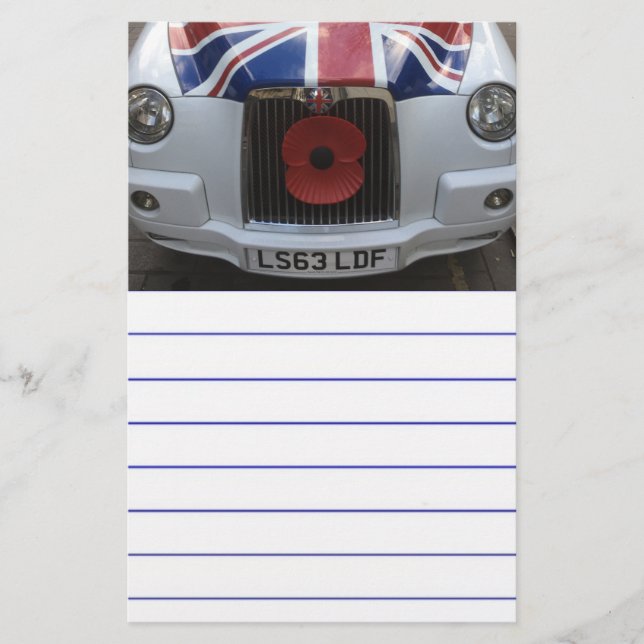 Papelaria British Cab (Frente)