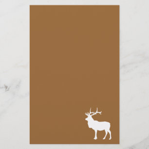 Papelaria Brown e alces brancos