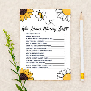 Papelaria Bumble Honey Bee Que Conhece Jogo De Chá de fralda