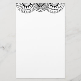 Papelaria cabeçalho zendoodle mandala 4