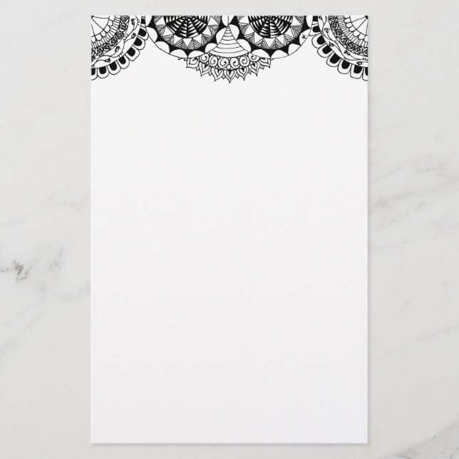 Papelaria cabeçalho zendoodle mandala 5 (Frente)