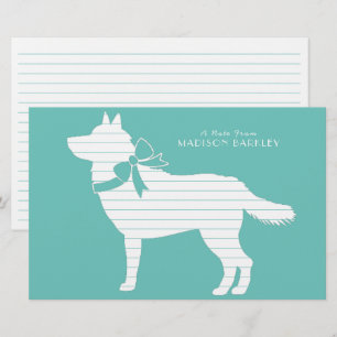 Papelaria Cachorro Cachorrinho Husky Siberiano Malamut