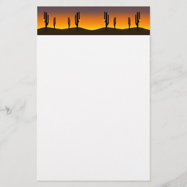 Papelaria Cactus Flower (Frente)