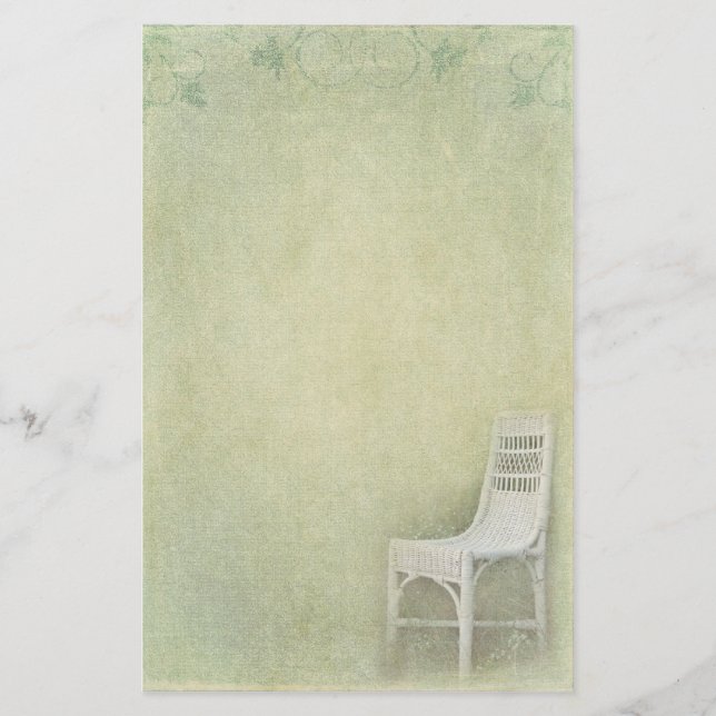 Papelaria Cadeira do Wicker (Frente)