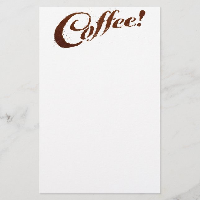 Papelaria Café de Borra de Café - Bloco de Notas (Frente)