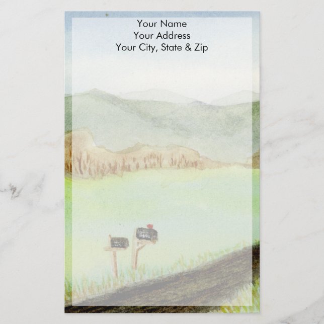 Papelaria Caixas de Correio Rural (Frente)