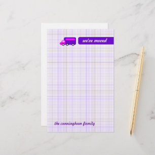 Papelaria Caminhão Roxo