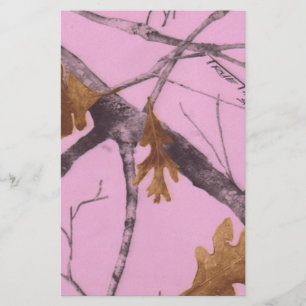 Papelaria Camo cor-de-rosa