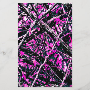 Papelaria Camo rosa "Real"