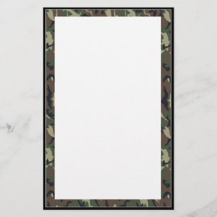 Papelaria Camouflage Woodland