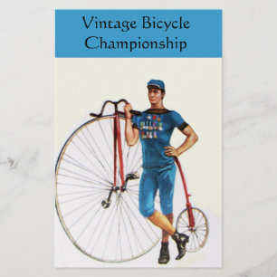 Papelaria Campeonato de Bicicleta Vintage