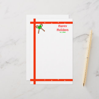 Papelaria Candy Cane Christmas
