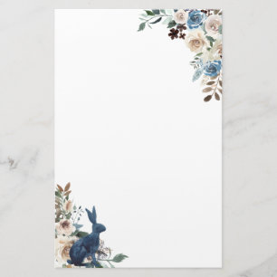 Papelaria Canto Floral do Coelho Azul