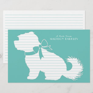 Papelaria Cão Maltês Puppy Cabelo Curto Urso