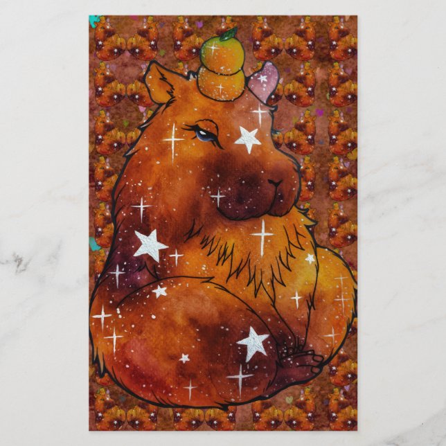 Papelaria Capivara chamada Dream (Frente)
