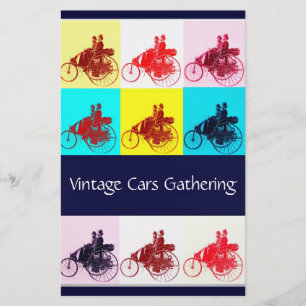 Papelaria Carros vintage RECOLHENDO A POP ARTE