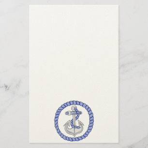 Papelaria Carta de Âncora 2 Náutica