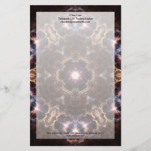 Papelaria Carta de Arte Fratural das Asas Luminosas ouros