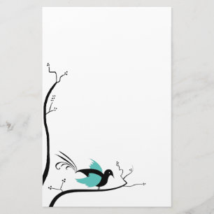 Papelaria Carta de Ave Azul