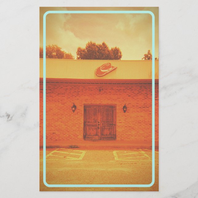 Papelaria Carta de Movimentaria Cowboy (Frente)