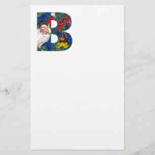 PAPELARIA CARTA DE NATAL B/SANTA CLAUS COM BORRACHA VERMELHA