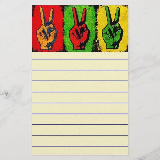 Papelaria Carta de Paz (Verso)