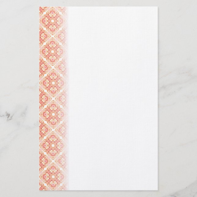 Papelaria Carta de rosa Motif (Frente)