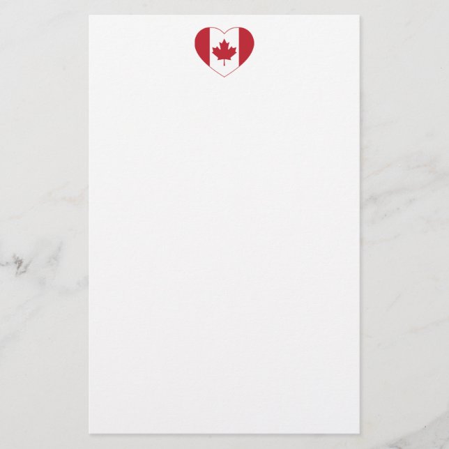 Papelaria Carta de Sinalizador do Canadá (Frente)