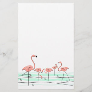 Papelaria Carta do Grupo Flamingo Ocean