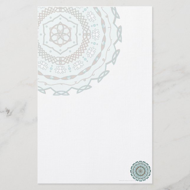 Papelaria Carta Lotus Weave (Frente)