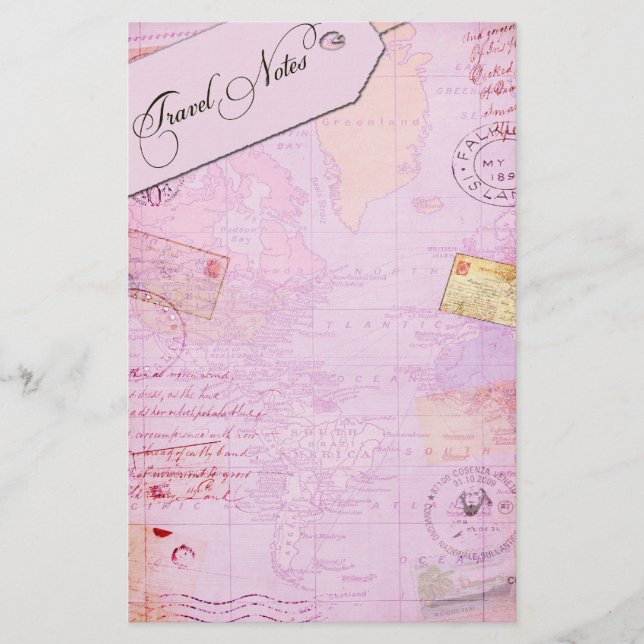 Papelaria Carta viagem (Frente)