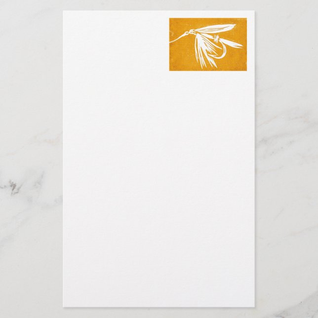 Papelaria Cartaz de mosca com Ouro (Frente)