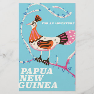 Papelaria Cartaz de viagem da Papua-Nova Guiné