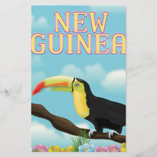 Papelaria Cartaz de viagem do Tucano da Nova Guiné