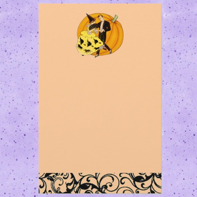 Papelaria Casal de Halloween dançante (Criador carregado)